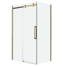 Душевой уголок Grossman Classic 100х80 120.K33.04.1080.32.00 профиль Золото сатин стекло прозрачное