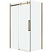 Душевой уголок Grossman Classic 100х80 120.K33.04.1080.32.00 профиль Золото сатин стекло прозрачное