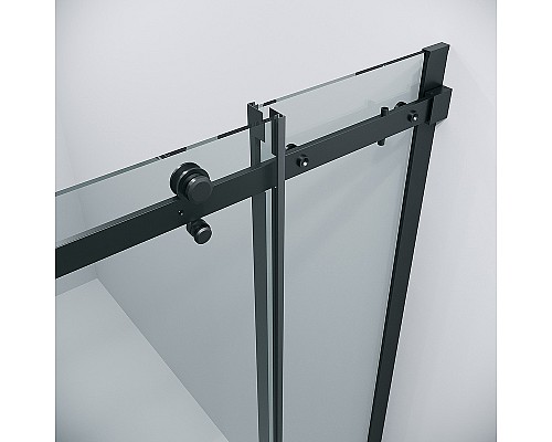 Душевой уголок Grossman Classic 80х80 300.K33.04.8080.21.00 профиль Черный матовый стекло прозрачное