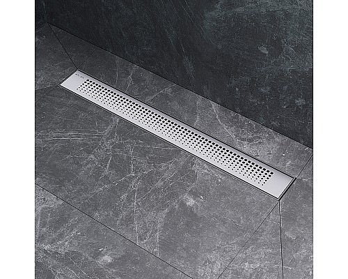 Душевой лоток AM.PM PrimeFlow 60 W02SC-P11-060-01SB с решеткой Хром матовый Cut Gradient