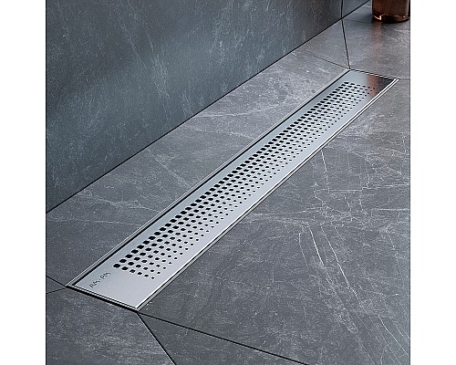 Душевой лоток AM.PM PrimeFlow 60 W02SC-P11-060-01SB с решеткой Хром матовый Cut Gradient