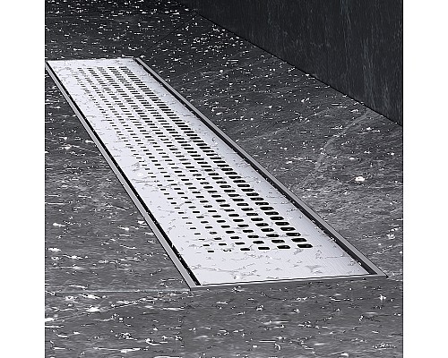 Душевой лоток AM.PM PrimeFlow 60 W02SC-P11-060-01SB с решеткой Хром матовый Cut Gradient