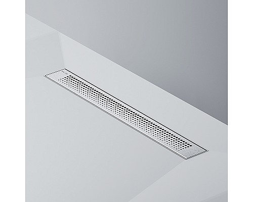 Душевой лоток AM.PM PrimeFlow 60 W02SC-P11-060-01SB с решеткой Хром матовый Cut Gradient