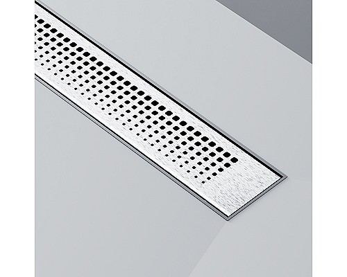 Душевой лоток AM.PM PrimeFlow 60 W02SC-P11-060-01SB с решеткой Хром матовый Cut Gradient