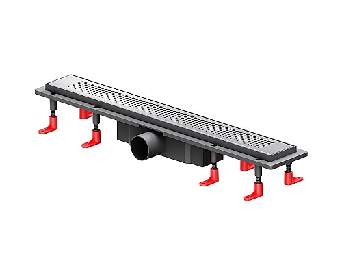 Душевой лоток AM.PM PrimeFlow 60 W02SC-P11-060-01SB с решеткой Хром матовый Cut Gradient