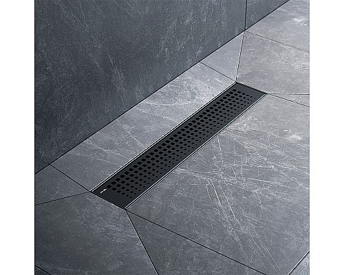 Душевой лоток AM.PM MasterFlow 40 W01SC-P11-040-01BM с Черной матовой решеткой Cut Gradient