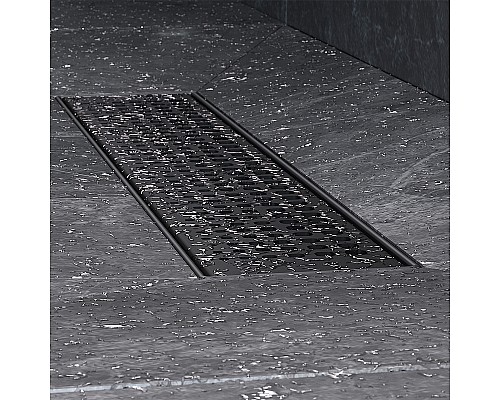 Душевой лоток AM.PM MasterFlow 40 W01SC-P11-040-01BM с Черной матовой решеткой Cut Gradient