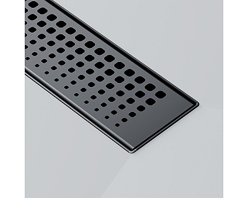 Душевой лоток AM.PM MasterFlow 40 W01SC-P11-040-01BM с Черной матовой решеткой Cut Gradient