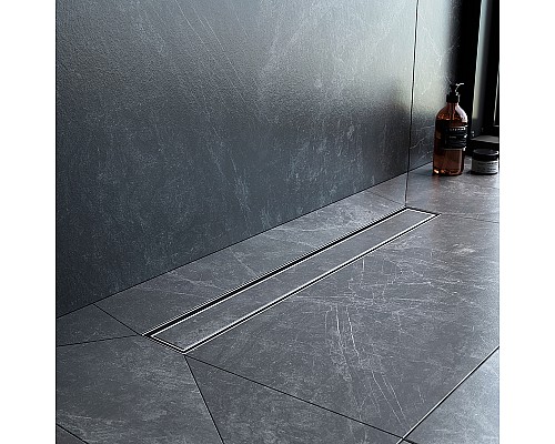 Душевой лоток AM.PM MasterFlow 60 W01SC-U11-060-04SB с решеткой Хром матовый / под плитку Tile