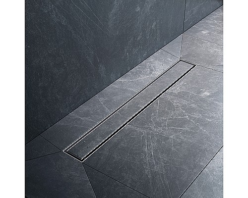 Душевой лоток AM.PM MasterFlow 60 W01SC-U11-060-04SB с решеткой Хром матовый / под плитку Tile