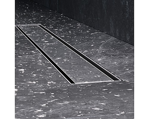 Душевой лоток AM.PM MasterFlow 60 W01SC-U11-060-04SB с решеткой Хром матовый / под плитку Tile