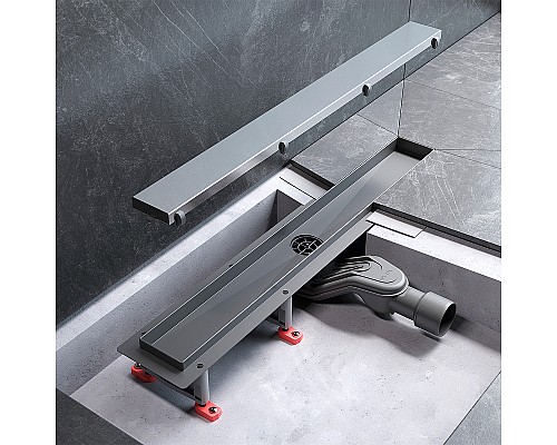 Душевой лоток AM.PM MasterFlow 60 W01SC-U11-060-04SB с решеткой Хром матовый / под плитку Tile