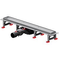 Душевой лоток AM.PM MasterFlow 60 W01SC-U11-060-04SB с решеткой Хром матовый / под плитку Tile