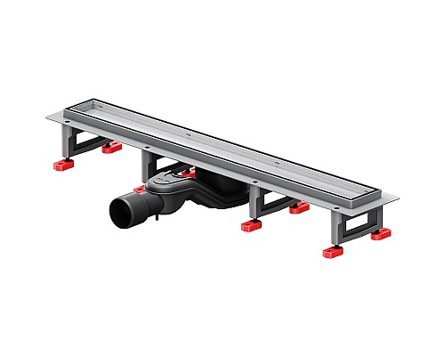 Душевой лоток AM.PM MasterFlow 60 W01SC-U11-060-04SB с решеткой Хром матовый / под плитку Tile