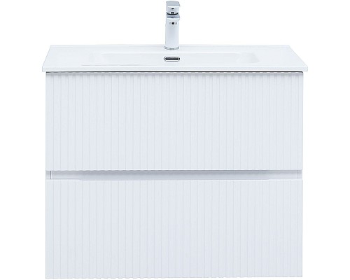 Тумба под раковину Aquanet Джейн 80 313286 подвесная Белая матовая