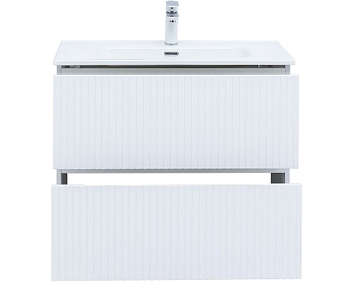 Тумба под раковину Aquanet Джейн 80 313286 подвесная Белая матовая