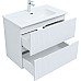 Тумба под раковину Aquanet Джейн 80 313286 подвесная Белая матовая