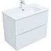Тумба под раковину Aquanet Джейн 80 313286 подвесная Белая матовая