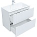 Тумба под раковину Aquanet Джейн 80 313286 подвесная Белая матовая