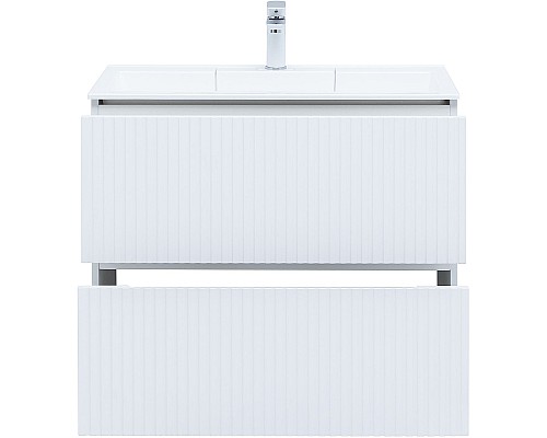 Тумба под раковину Aquanet Джейн 80 313286 подвесная Белая матовая
