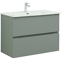 Тумба под раковину Aquanet Джейн 90 313319 подвесная Мисти грин