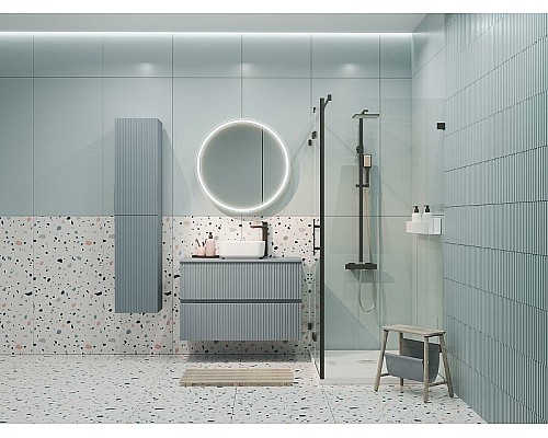 Тумба под раковину Aquanet Джейн 90 313319 подвесная Мисти грин