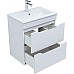 Тумба под раковину Aquanet Практика 60 330457 подвесная Белая матовая