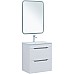 Тумба под раковину Aquanet Практика 60 330457 подвесная Белая матовая