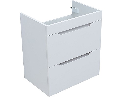 Тумба под раковину Aquanet Практика 60 330457 подвесная Белая матовая