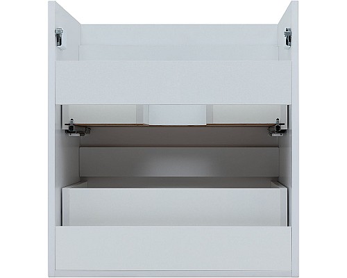 Тумба под раковину Aquanet Практика 60 330457 подвесная Белая матовая