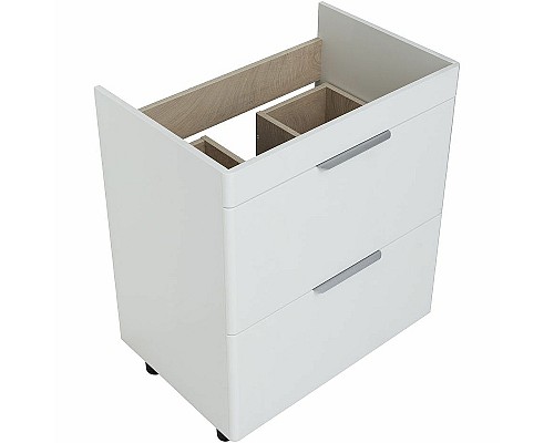 Тумба под раковину Aquanet Ирис new 70 310153 Белый глянец