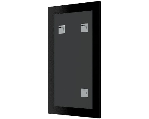 Зеркало Evoform Definite 103х53 BY 7605 в багетной раме - Брашированное серебро 59 мм