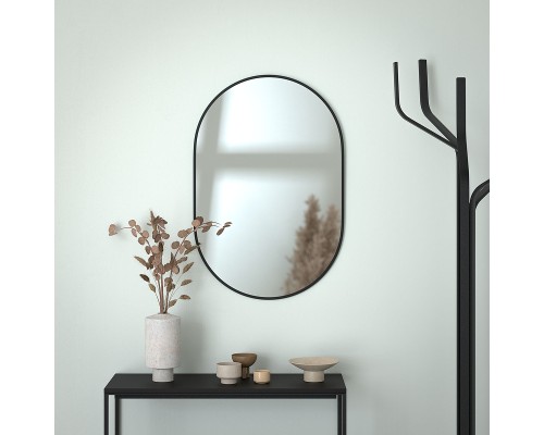 Зеркало Evoform Colora 90х60 BY 0465 с окантовкой - Черный цвет