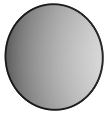 Зеркало Evoform Colora d60 BY 0452 с окантовкой - Черный цвет