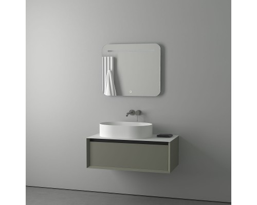 Зеркало Evoform Ledline 60x70 с подсветкой 5.5 W - сенсорный выключатель