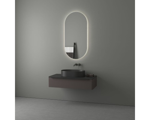 Зеркало Evoform Ledshine 120x60 с подсветкой 26.5 W - без выключателя - нейтральный белый свет