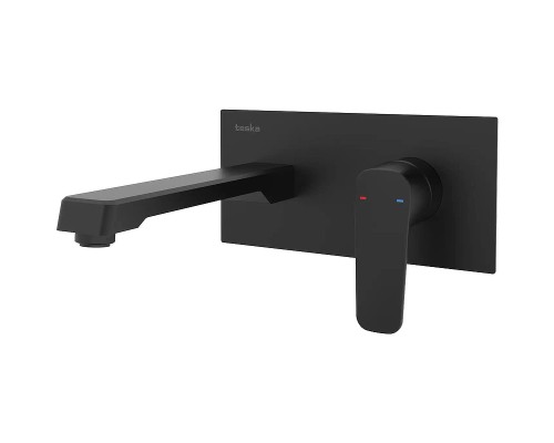 Смеситель для раковины Teska Quarsar Pro E5108 Черный матовый