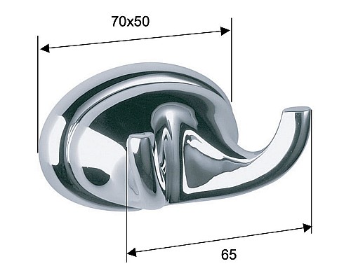 Двойной крючок Remer 900 NV50NP Никель