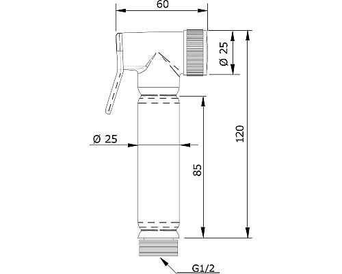 Гигиенический душ Remer RB100 Хром