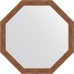 Зеркало Evoform Octagon 69х69 в багетной раме - Сухой тростник 51 мм