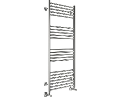 Водяной полотенцесушитель Terminus Аврора П22 500х1200 4670078529398 Хром, нижнее подключение, G 1/2" ВР, с угловым соединением