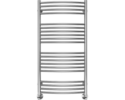 Водяной полотенцесушитель Terminus Классик П20 500x1000 4670078529602 Хром, нижнее подключение, G 1/2" ВР, с угловым соединением