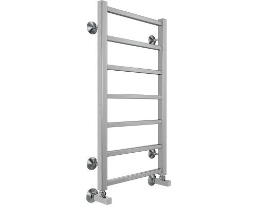 Водяной полотенцесушитель Terminus Контур П7 400х800 4670078529640 Хром, нижнее подключение, G 1/2" ВР, с угловым соединением