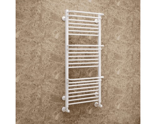 Водяной полотенцесушитель Terminus Орион П18 500х1000 4670078529756 Хром, нижнее подключение, G 1/2" ВР, с угловым соединением