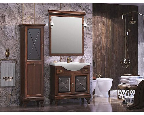 Зеркало Opadiris Борджи 85 00-00007322 Светлый орех