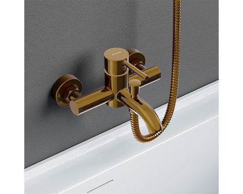 Смеситель для ванны Damixa Scandinavian Pure 361000600 Золото