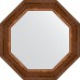 Зеркало Evoform Octagon 67х67 в багетной раме - Римская бронза 88 мм