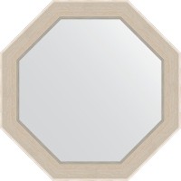 Зеркало Evoform Octagon 49х49 BY 3871 в багетной раме - Травленое серебро 52 мм