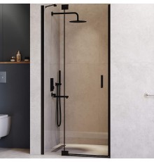 Душевая дверь RGW Hotel HO-014-B 120 профиль Черный стекло прозрачное