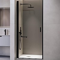 Душевая дверь RGW Leipzig LE-003-B 90 351200309-14 профиль Черный стекло прозрачное